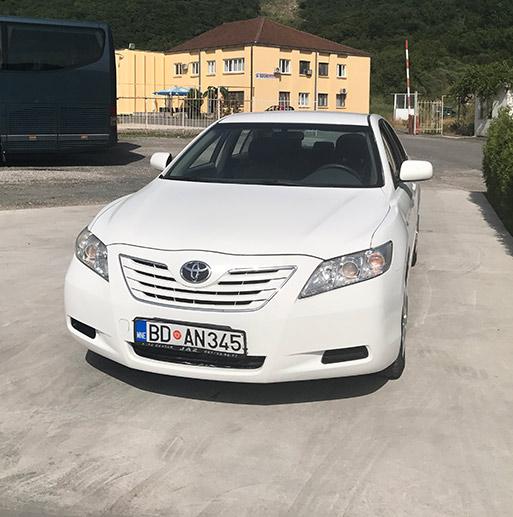 Toyota Camry for Family Car Rental Montenegro